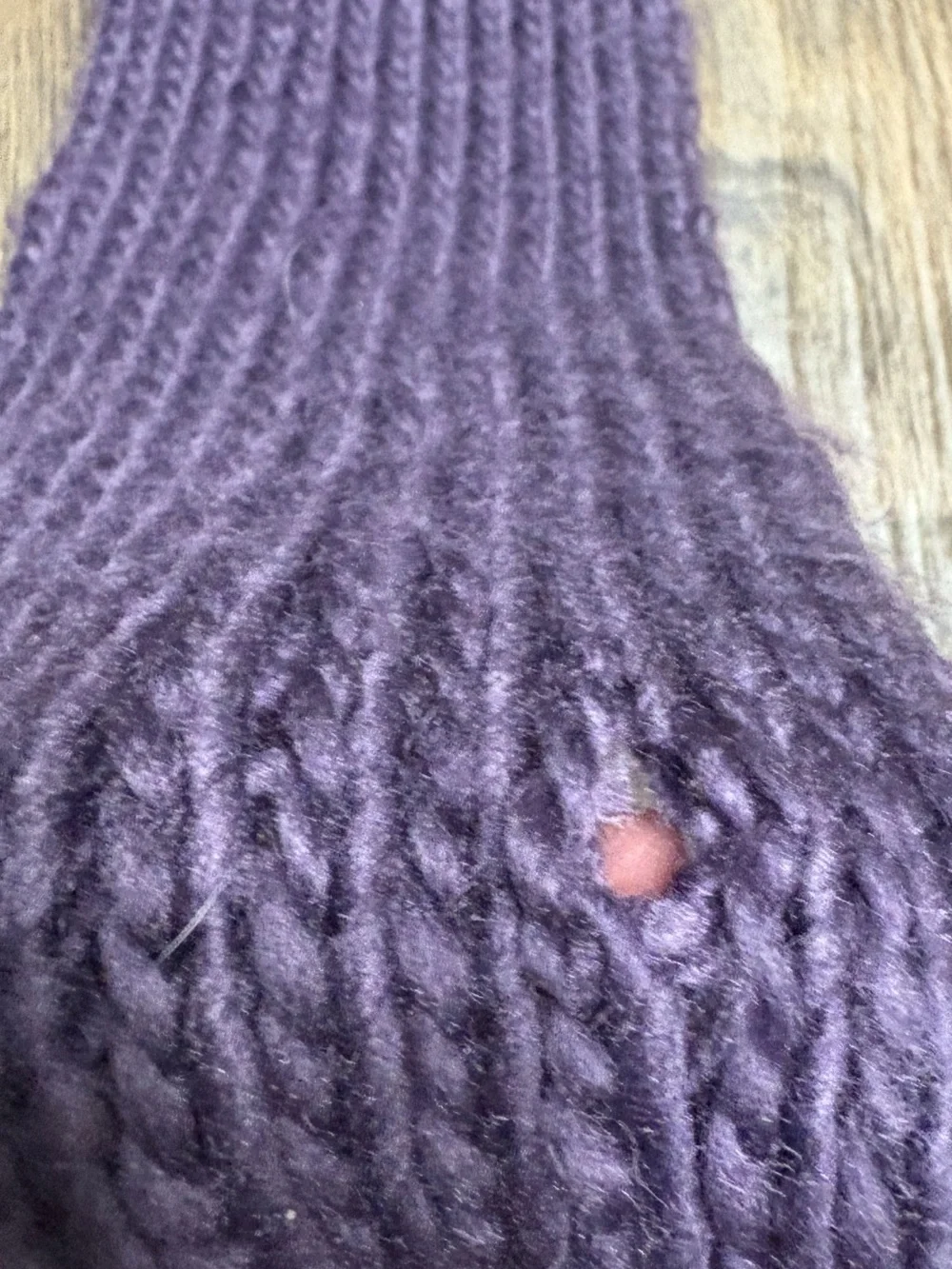 Bling Hat and Scarf set Purple.